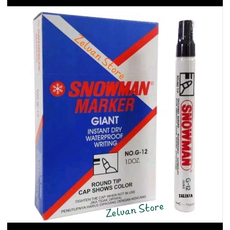 

Spidol Permanent SNOWMAN (original)