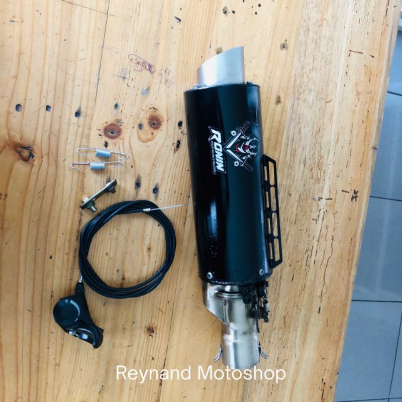 Knalpot 3 suara Ronin nextgen not tridente Spartan gp3 by 3tech