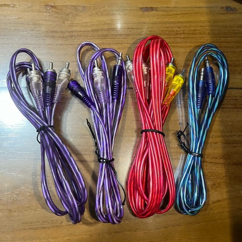 KABEL AUDIO JEK RCA TV VIDEO 1.5M JACK AUX TO RCA 1 KE 2 1 KE 1 2KE 2 3 KE 3 UNTUK HP KE SPEAKER SPE