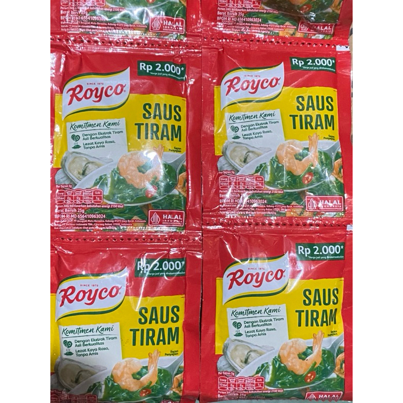 

Royco Saus Tiram 25gr 1 Pcs