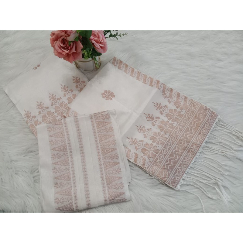 Songket silungkang set couple kemeja pria dan rok wanita
