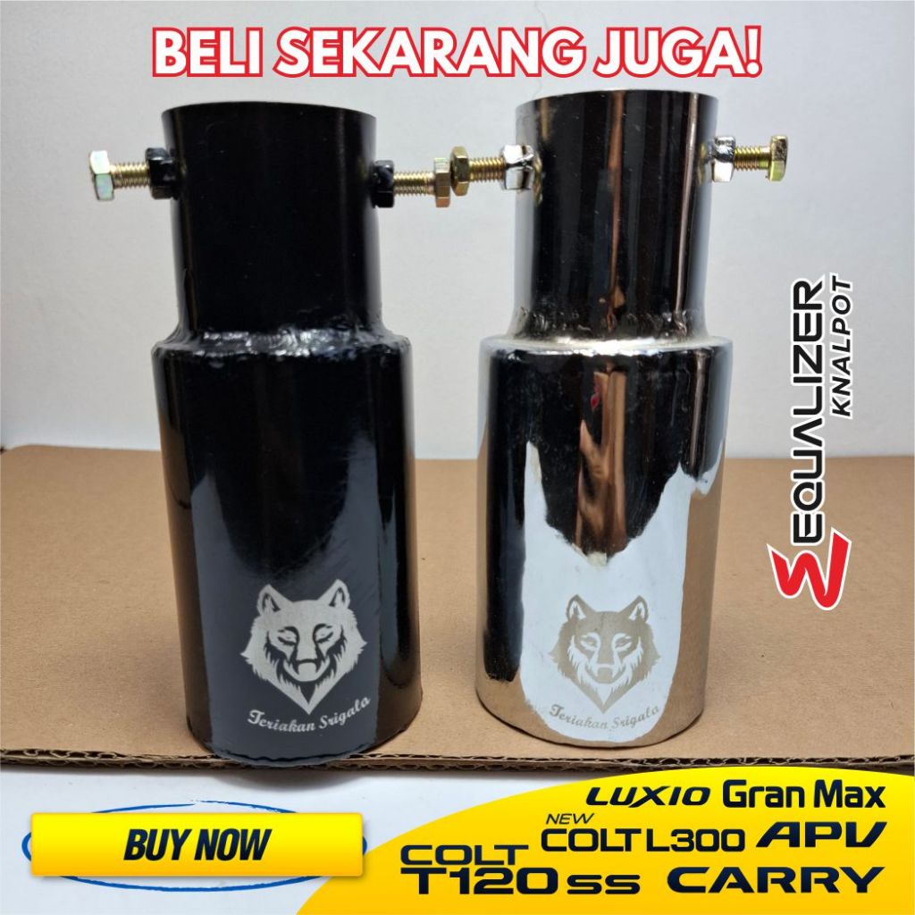 knalpot mobil srigala L300 bensin solar grandmax l300 solar apv avanza bensin granmax carry baut