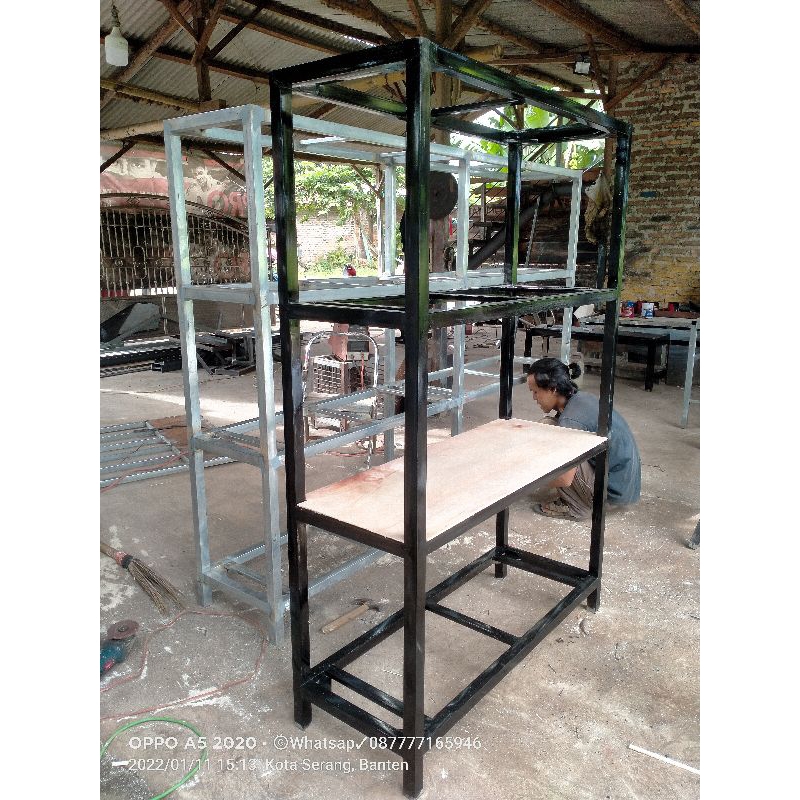 Rak besi hollow minimalis murah