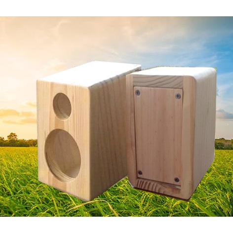 Box only Speaker Bookshelf Mini uk 3+2inchi