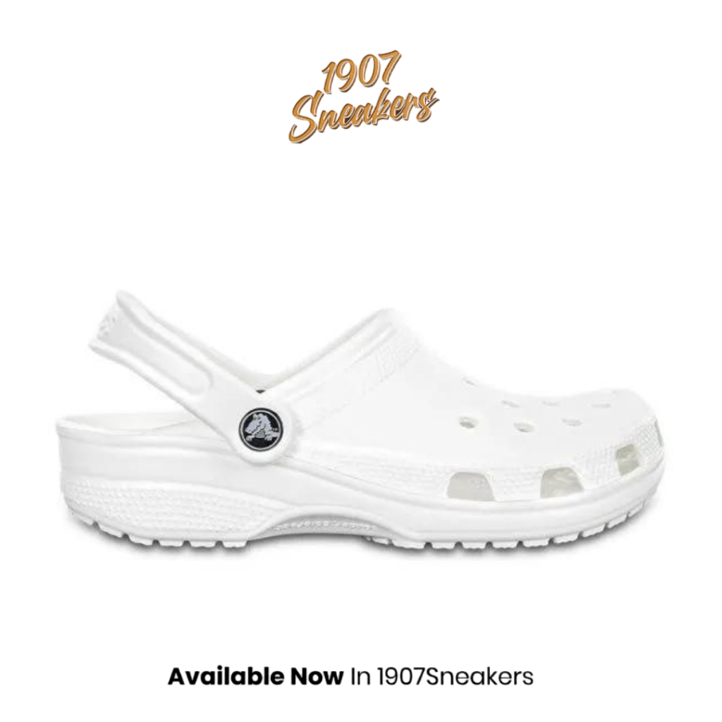 Sepatu Sendal Unisex Crocs Classic Clog - White ORIGINAL CCR10001-100