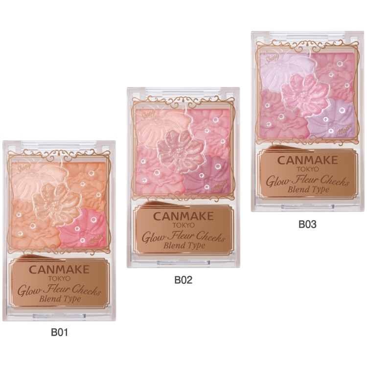 Canmake Glow Fleur Cheeks [Ready Stock]