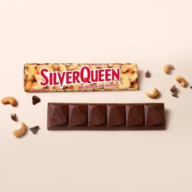 

Silverqueen Milk Chocolate with Cashews 55gr