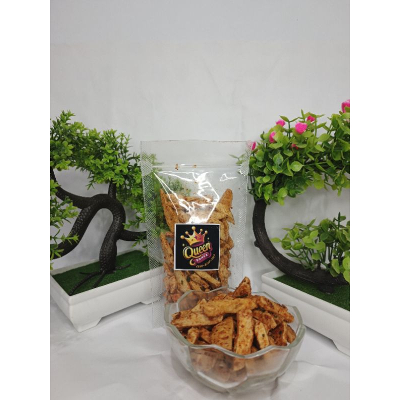 

Basreng pedas cemilan baso goreng pedas daun jeruk 50gram