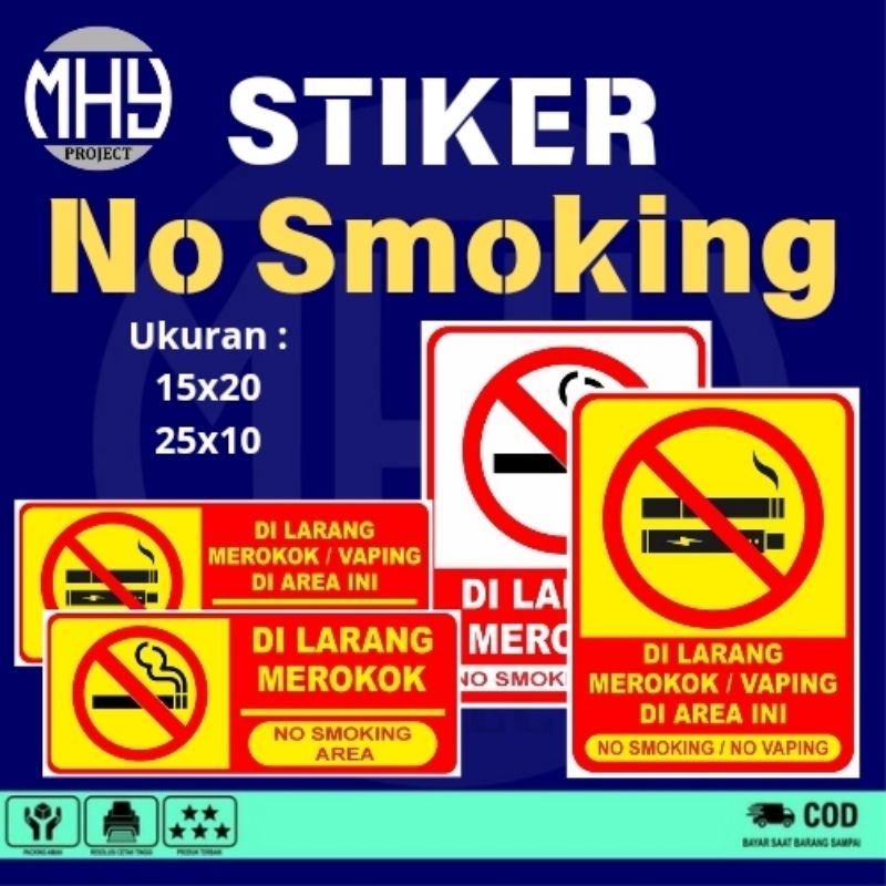 

STIKER DILARANG MEROKOK STIKER NO SMOKING