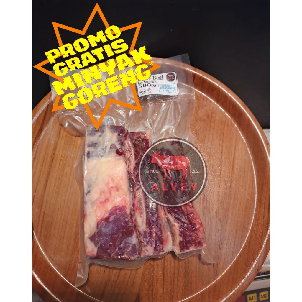 

Iga Shortrib bersertifikat Halal100% Sapi 500gram EKONOMIS – Daging Segar & Empuk