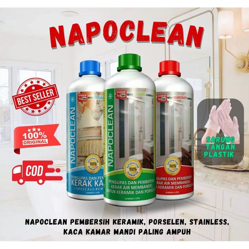 NAPOCLEAN MERAH HEAVY DUTY 1 LITER/NAPOCLEAN