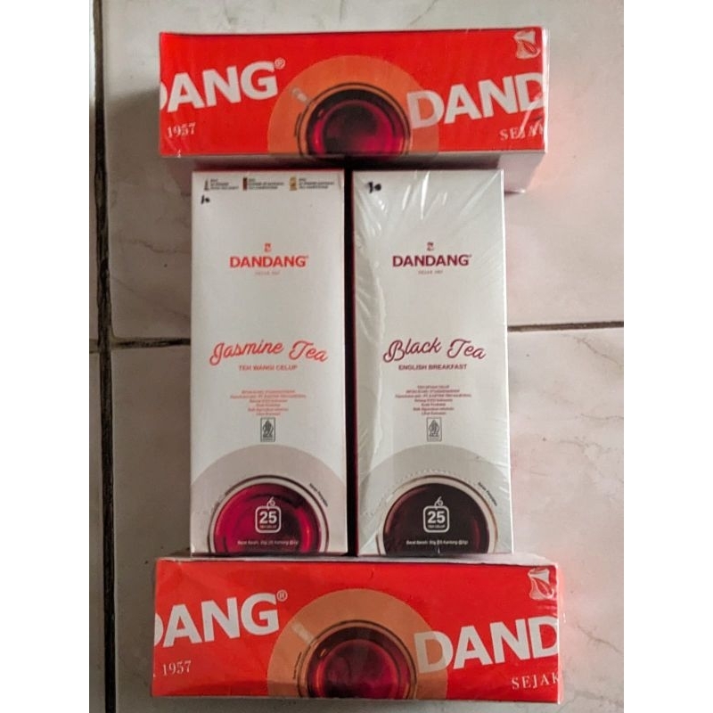 

Teh Celup DANDANG 25 Kantong 2g Black Tea / Jasmine Tea