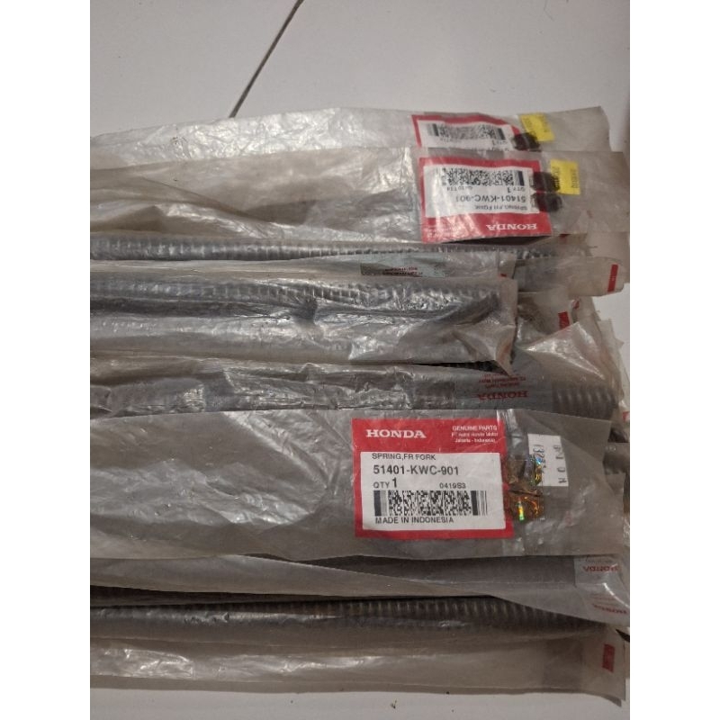 per shock depan honda cs1 cs one original ahm honda per shock cs one cs1 ori 51401-kwc-901 per sok s