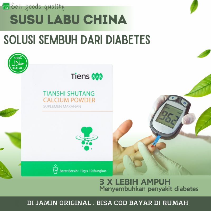 

OBAT CHINA DIABETES - Susu Labu China Diabetes SHUTANG CALSIUM POWDER - Susu untuk Mengobati Diabetes