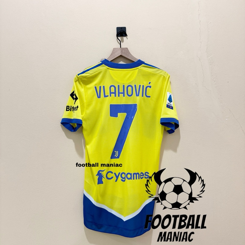 Jersey Original Juventus 3rd 2021/2022 Authentic HeatRdy Player Issue Vlahovic #7