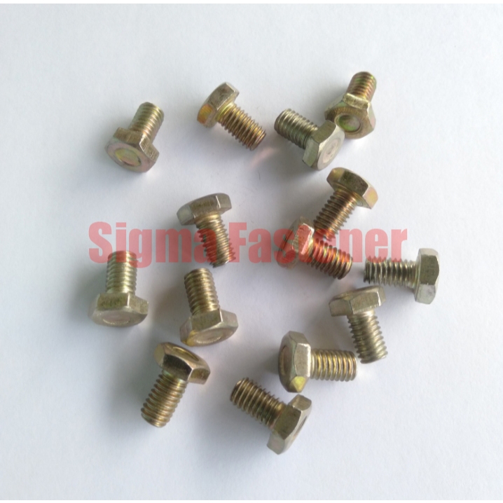 Baut Mur Kuning (BMK) M6 Panjang 10 - 50 mm