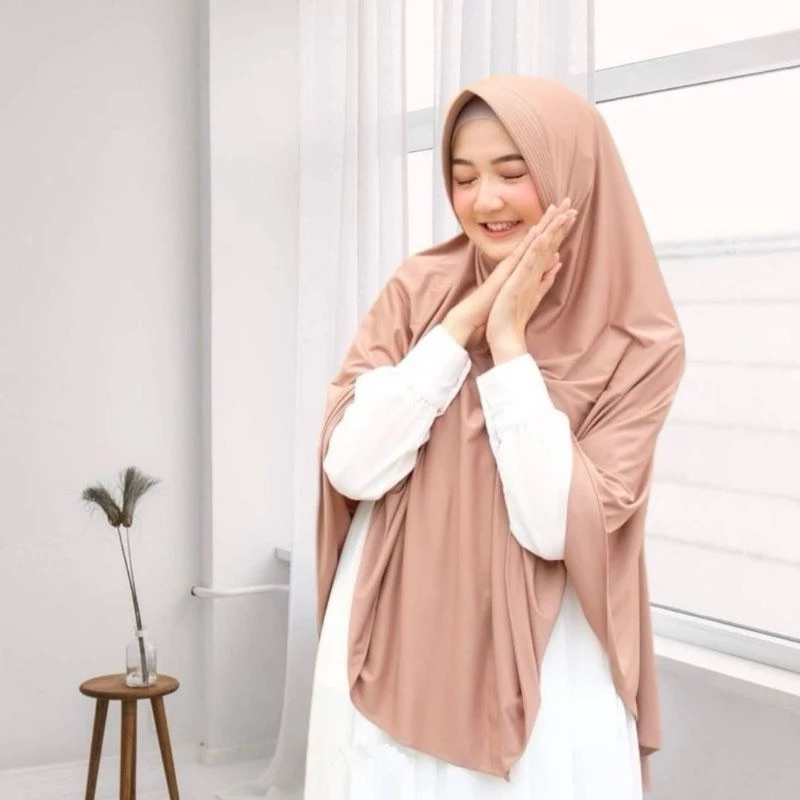 Bayar di Tempat Hijab Bergo Pad Hamidah Ukuran XL