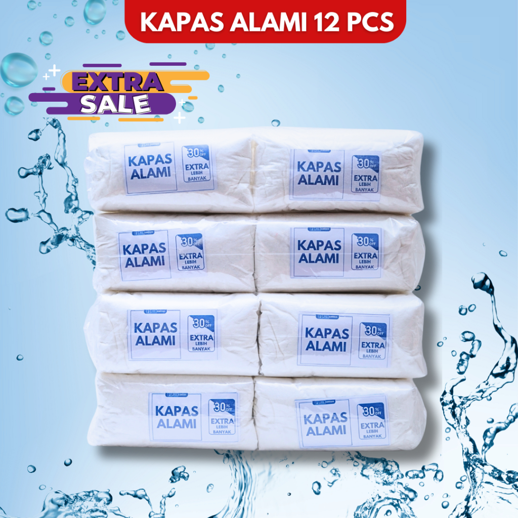 KAPAS ALAMI 12PCS KAPAS FILTER AIR ZERNII KAPAS SARINGAN FILTER AIR