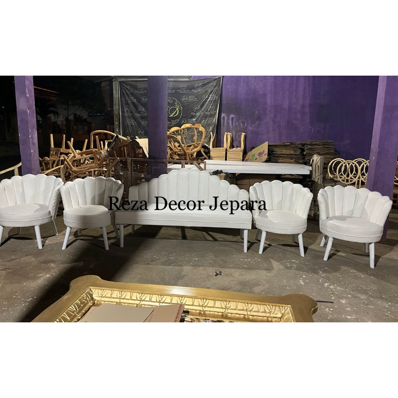 kursi pelaminan / kursi pelaminan kipas / kursi pelaminan lesti / kursi pelaminan kerang / kursi pel