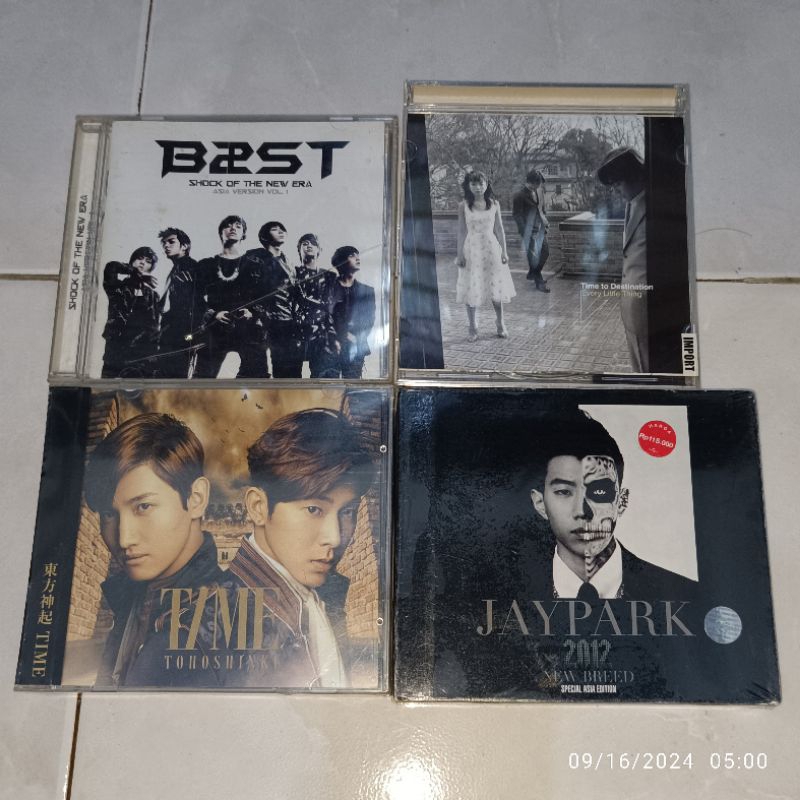 cd Japan and Korea B2ST-Shock Of The New Era / EVERY LITTLE THING-Time To Destination / TOHOSHINKI-T