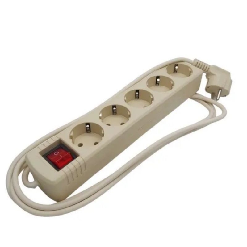 SUNFREE Saturnus StopKontak 5 lubang Panjang Kabel 5 meter colokan listrik Rol Raun Cok Sambung Sakl