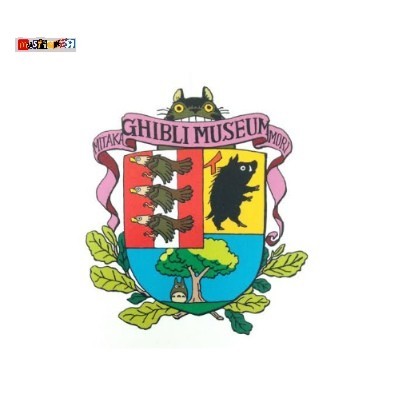 

sticker Ghibli Museum Japan logo diecut stiker anime totoro