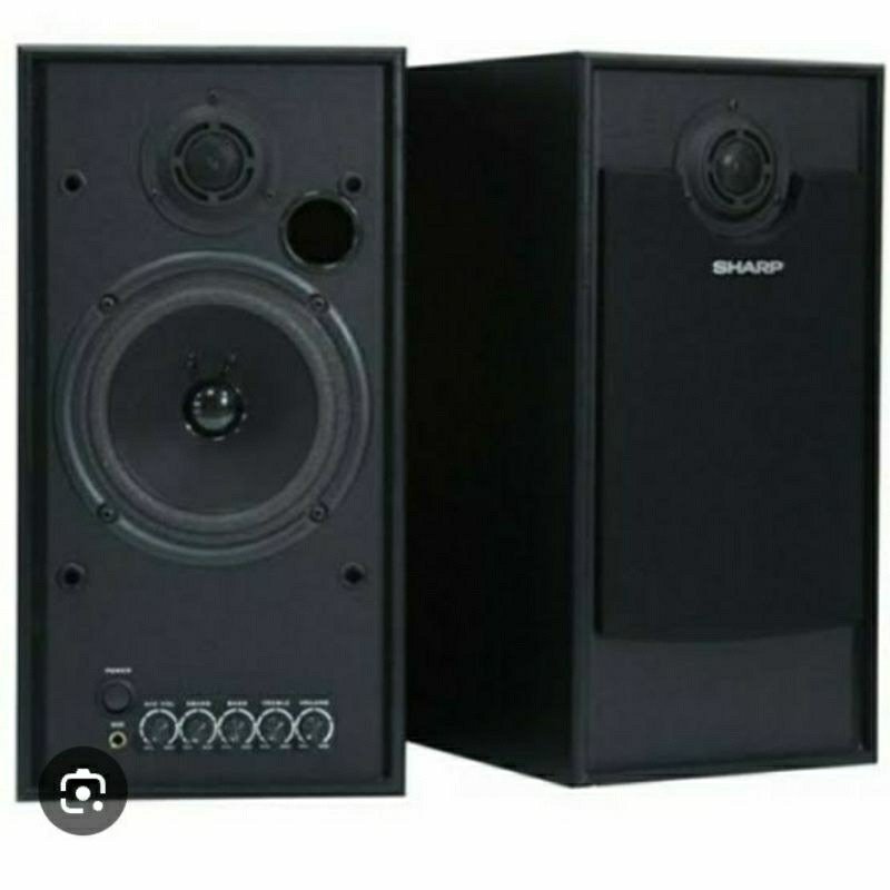 SHARP CBOX-ASP250BL active speaker black alien