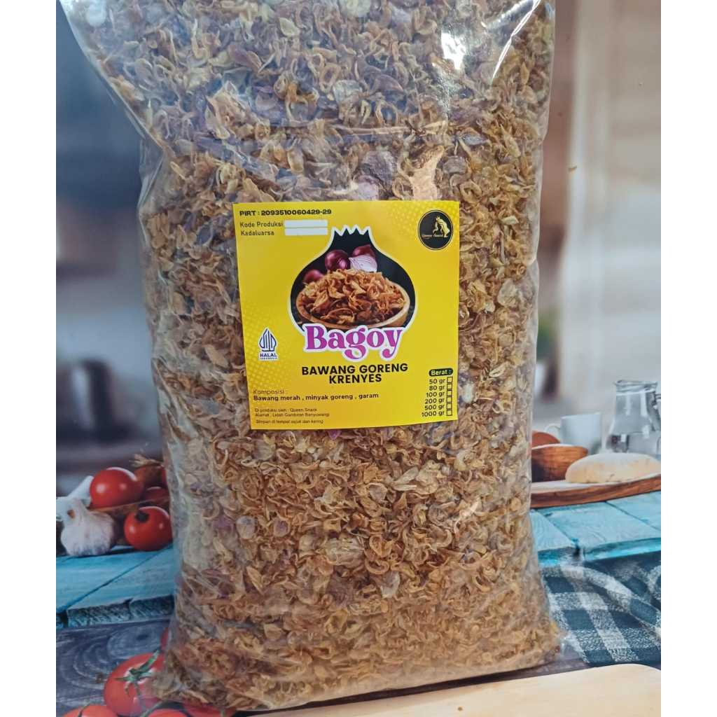 

BAWANG GORENG ASLI premium kriuk / Premium Fried Shallots Kriuk GRADE A PREMIUM