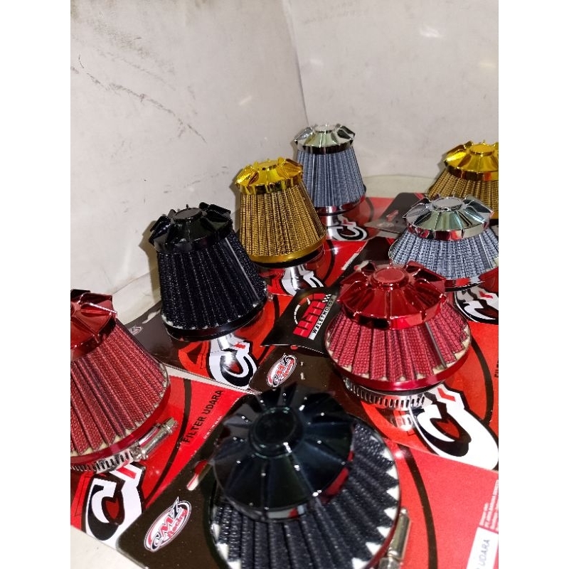 Filter Karbu Mahkota Mini / Mahkota Besar Filter Udara Karburator Anti Air PE 24 26 28 Universal - F