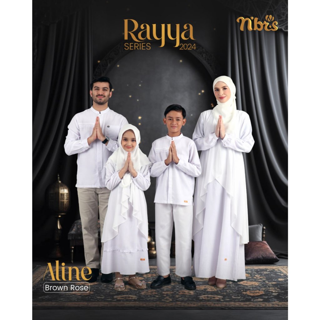 SARIMBIT 2024-ALINE BROKEN WHITE GAMIS ANAK TERMURAH