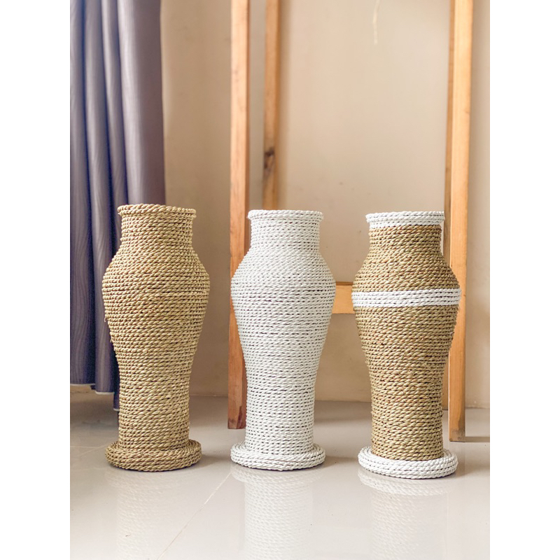 Pot Guci mendong / vas guci mendong rustic aesthetic