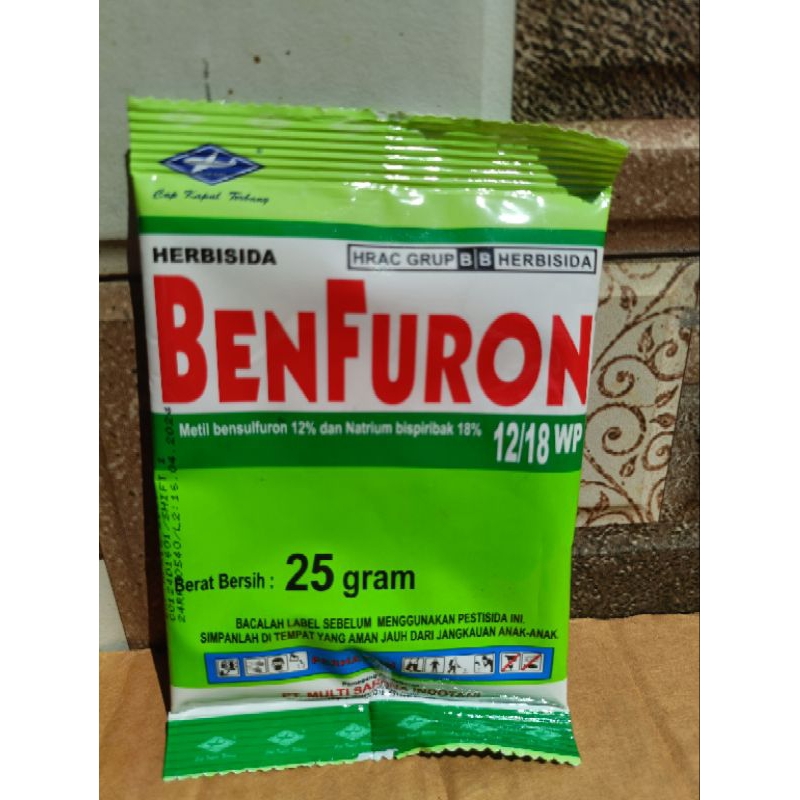 Benfuron ( herbisida) sistemik 25 gram