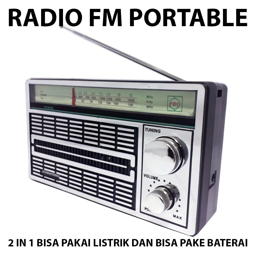 [Gallery Parts] Radio Internasional International F-4250 Portable Ac Dc Mode Am Fm Sw