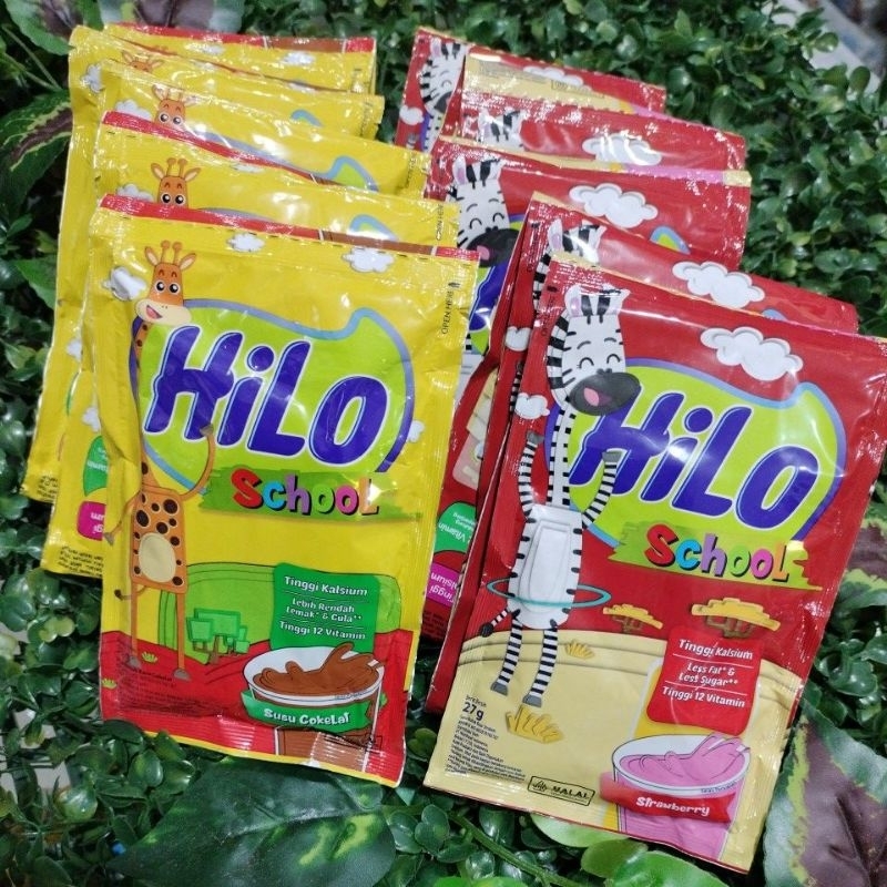 

Hilo school renteng isi 10sachet / susu tinggi kalsium rendah lemak