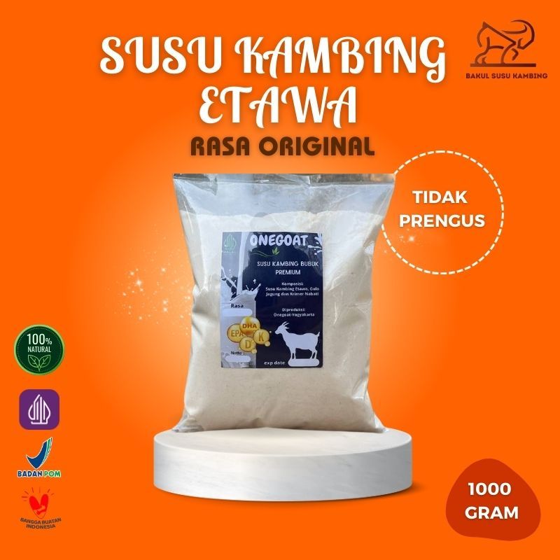 

One Goat Milk Susu Kambing Etawa Rasa Original Ukuran 1000 gram Mengatasi Nyeri Sendi