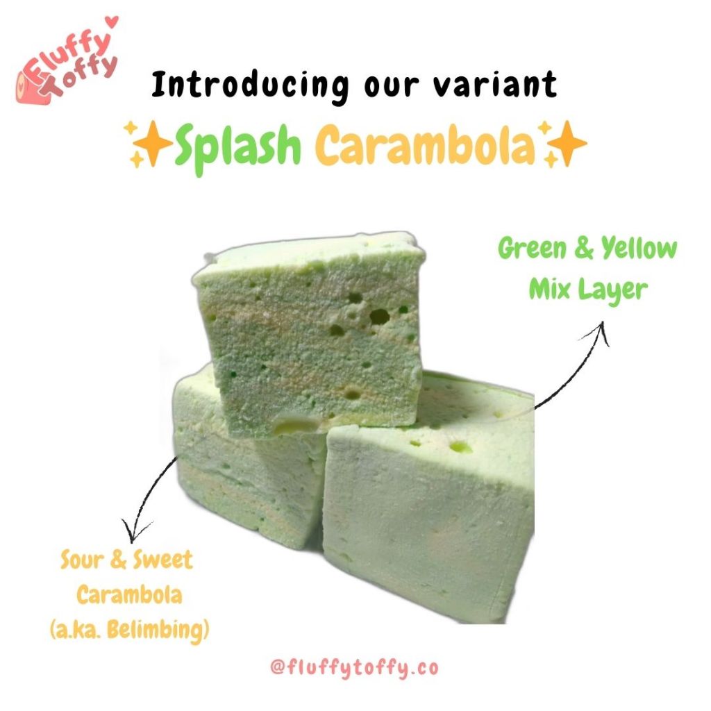 

Splash Carambola Marshmallow Homemade HALAL