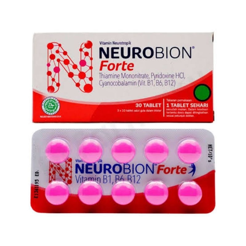 Neurobion Forte / Neurobion Putih / Neurobion Pink per strip