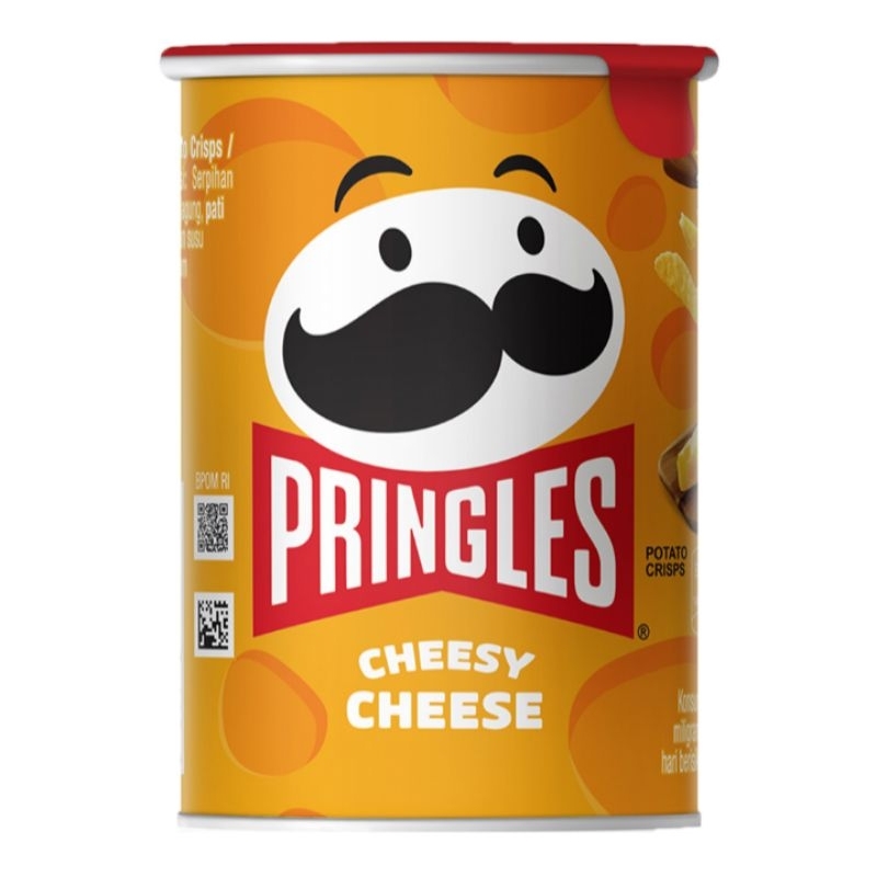 

Pringles Potato Crisps Cheesy Cheese kaleng kecil 42 gram