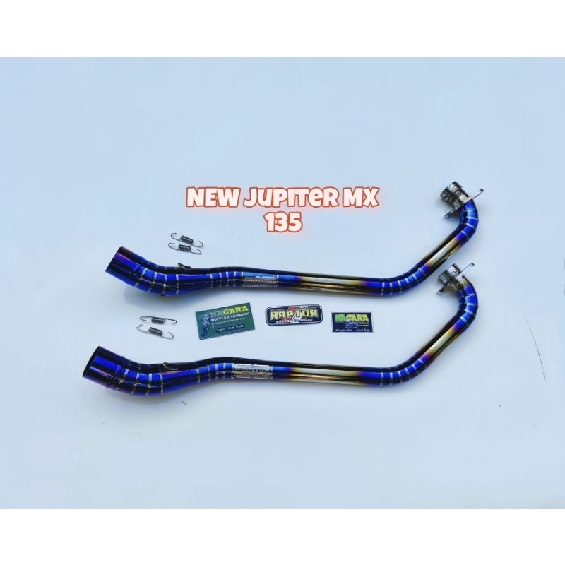Header/Leheran Knalpot New Jupiter MX 135 Bluemoon ORI Raptor