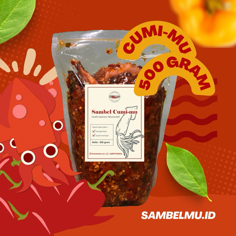 

SAMBELMU | Sambal Baby Cumi Asin 500 gr (setengah kilo)