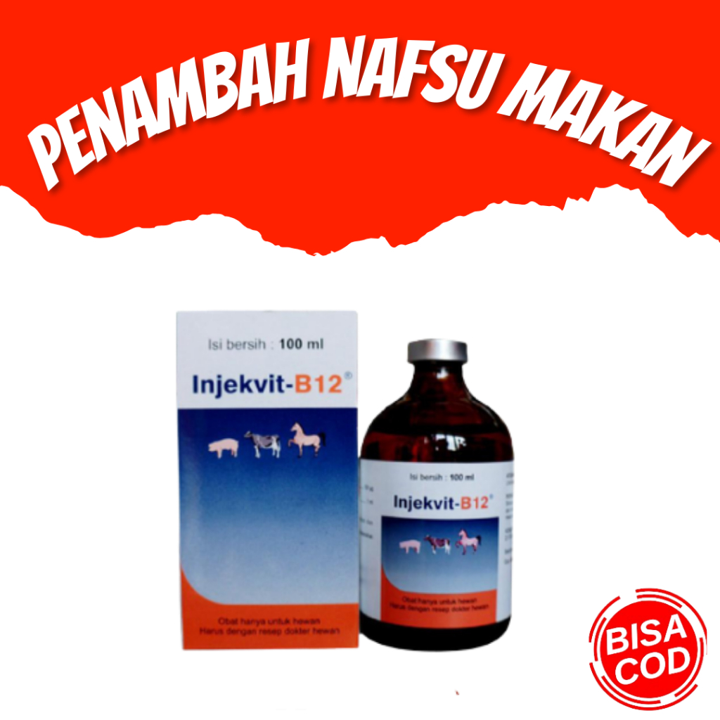 INJECVIT B12 PENCEGAH ANEMIA PADA AYAM/INJECVIT OBAT AYAM BANGKOK