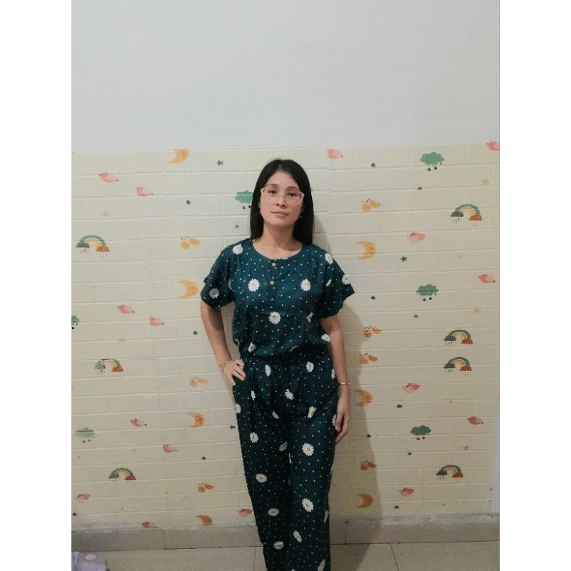 baju tidur bali wanita celana panjang