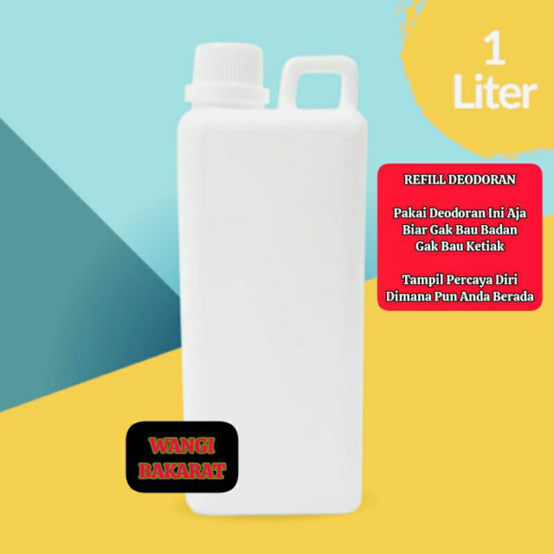 ( 1 LITER WANGI BACCARAT ) - REFILL DEODORAN SPRAY TAWAS CAIR BEBAS BAU BADAN 24 JAM
