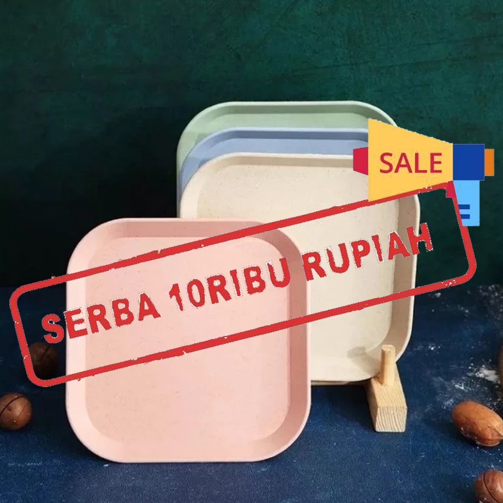 SERBA 10 RIBU | Piring Plastik Makan Melamin