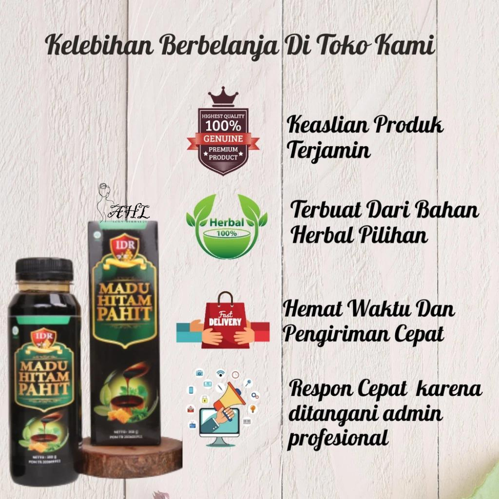 

IDR MADU HITAM PAHIT - Madu Herbal - Madu Obat