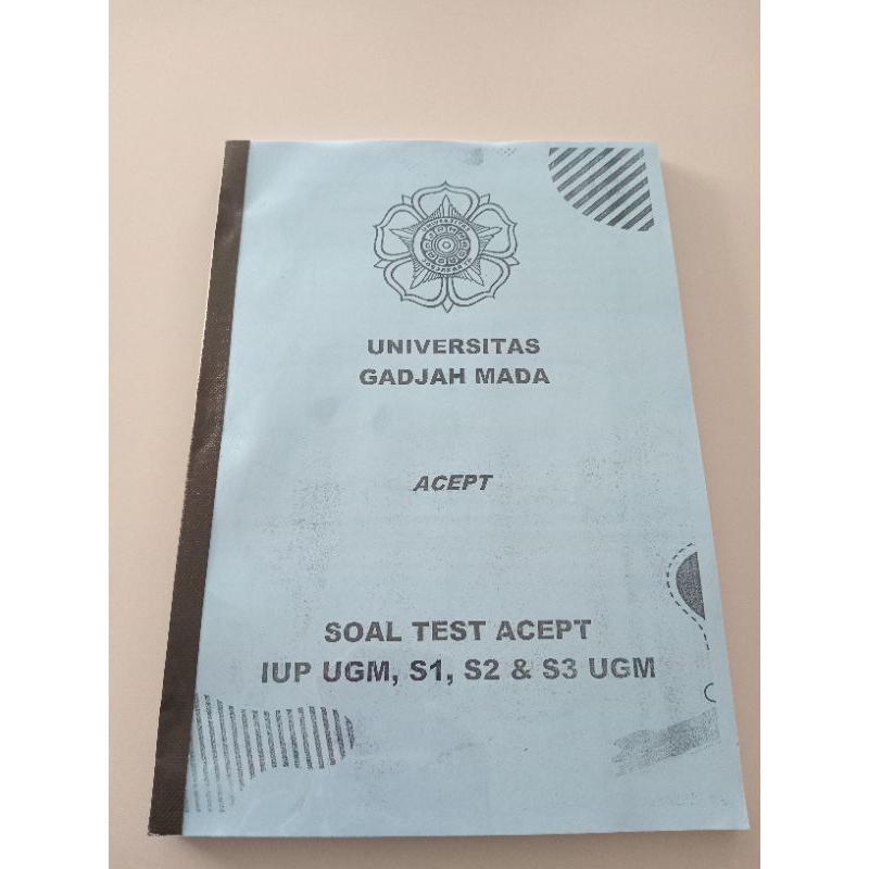 Buku ACEPT UGM Soal Latihan Tes Bahasa Inggris S1 S2 S3 Universitas Gadjah Mada Preloved dari les