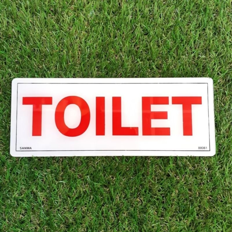 

SIGN BOARD ACRYLIC TOILET AKRILIK SIGN LABELING