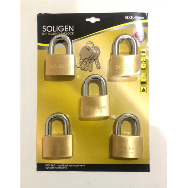 Gembok Kuningan asli/gembok master keys/Gembok premium/Gembok 60mm