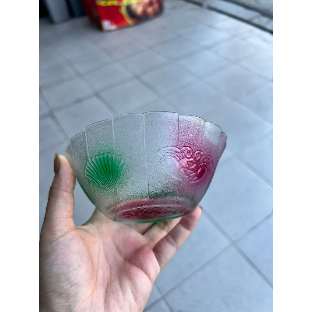 Mangkok Kaca / Mk Kecil / Mangkok Beling Mangkok Laut Mangkok Gradasi Mangkok Kado Souvenir