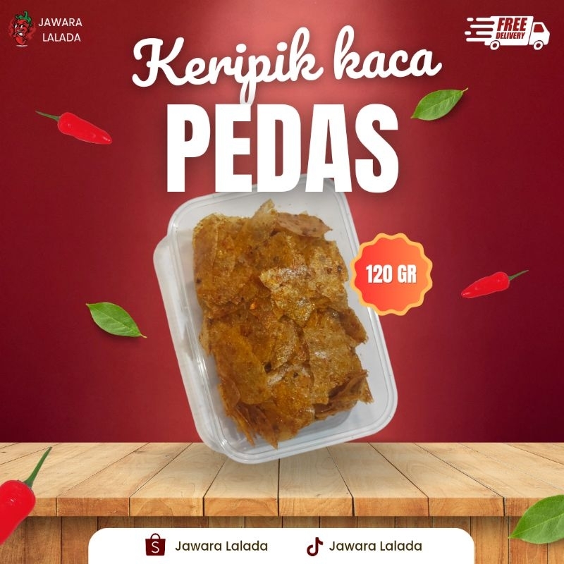 

kripik kaca kemasan box 120gr / keripik kaca pedas daun jeruk 120gr / kripca pedas daun jeruk / keripik kaca pedas daun jeruk bumbu melimpah / kripca pedas / keripik kaca box / keripik kaca kemasan box / kripca kemasan box